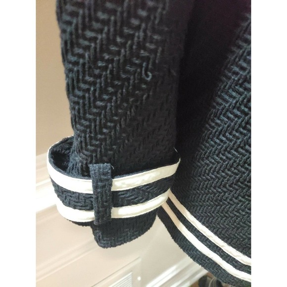 Tibi Newyork Women's Black 100% Cotton Long Sleeve Single Breasted Jacket Blazer - Picture 4 of 12